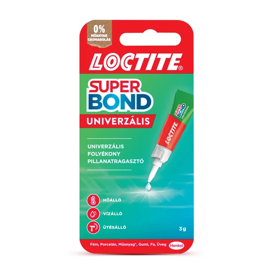 Pillanatragasztó Loctite Super Bond - 3 g