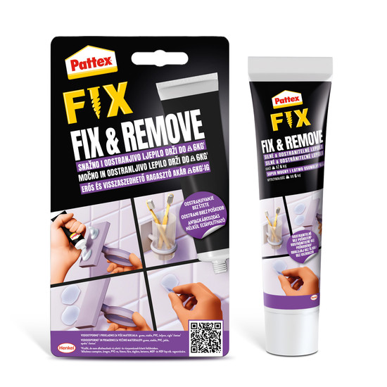 Pattex Fix & Remove folyékony ragasztó - visszaszedhető - 44 g Pattex Fix & Remove folyékony ragasztó - visszaszedhető - 44 g