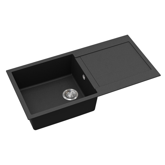 EVIDO Cubo XL 6S gránit mosogató, 1000 x 500 mm, antracit