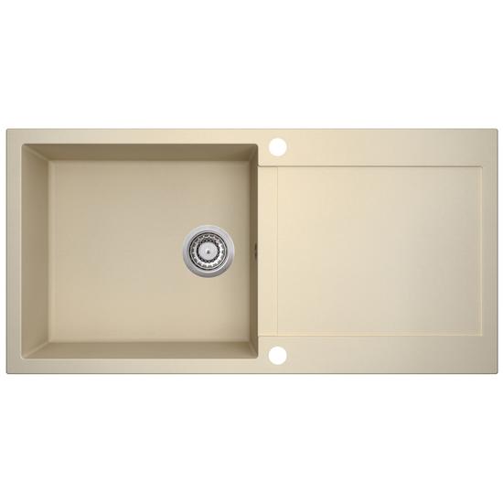 EVIDO Cubo XL 6S gránit mosogató, 1000 x 500 mm, bézs