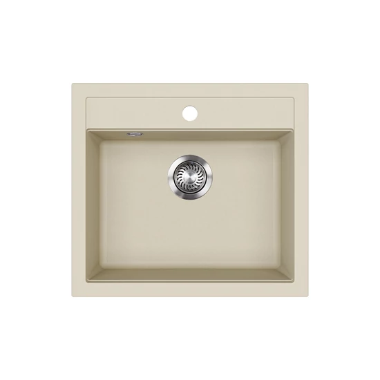 EVIDO QUADRO 6 gránit mosogató, 562 x 510 mm, bézs