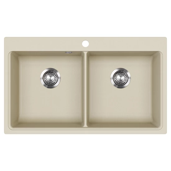 EVIDO QUADRO 9 gránit mosogató, 860 x 510 mm, bézs