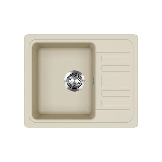 EVIDO HOME 45 S Compact gránit mosogató, 575 x 460 mm, bézs