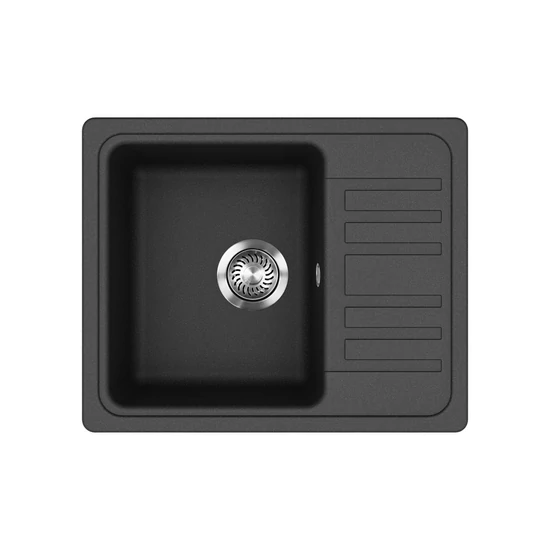 EVIDO Home 45S compact gránit mosogató, antracit  575 x 460 mm,