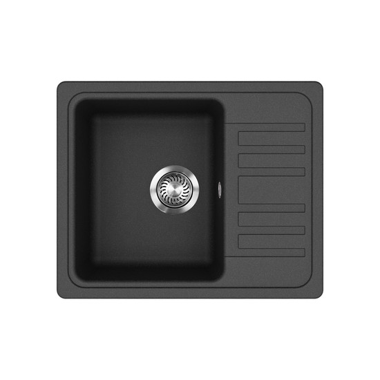EVIDO Home 45S compact gránit mosogató, 575 x 460 mm, antracit
