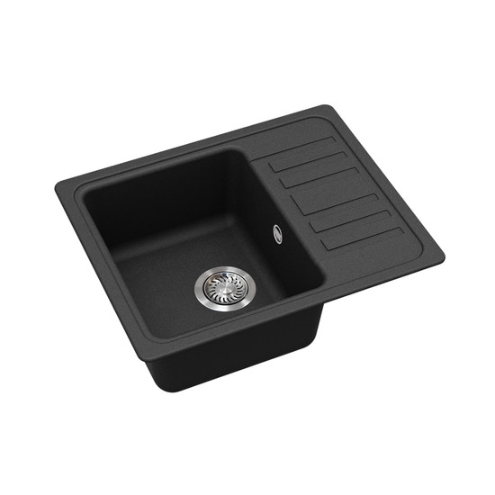 EVIDO Home 45S compact gránit mosogató, 575 x 460 mm, antracit