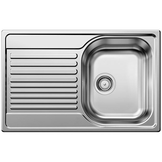 Mosogató BLANCO TIPO 45 S compact, mosogatótálca, natúr rozsdamentes acél excenter nélkül (207830 mos+222404 lef) Mosogató BLANCO TIPO 45 S compact, mosogatótálca, natúr rozsdamentes acél excenter nélkül (207830 mos+222404 lef)