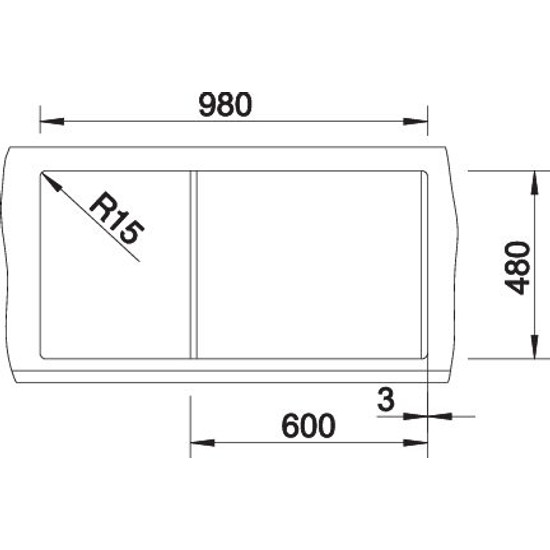 Blanco METRA XL 6 S palaszürke tartozéknélk