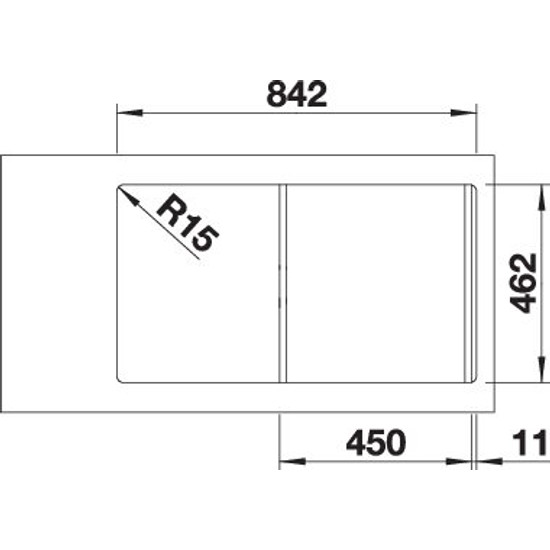 BLANCO FLEX PRO 45 S mosogatótálca, natúr rozsdamentes acél, excenter nélkül (232887 mos+232250 lef) BLANCO FLEX PRO 45 S mosogatótálca, natúr rozsdamentes acél, excenter nélkül (232887 mos+232250 lef)