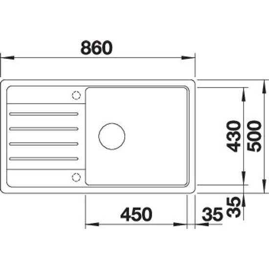 Blanco LEGRA XL 6 S antracit exc.n. Blanco LEGRA XL 6 S antracit exc.n.