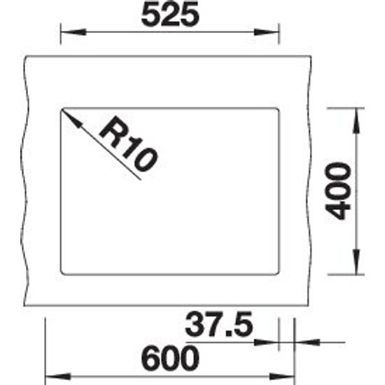 Mosogató Blanco SUBLINE 340/160-U b. kávé e.n. Mosogató Blanco SUBLINE 340/160-U b. kávé e.n.