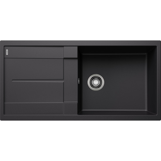 Blanco METRA XL 6 S fekete exc.nélk.
