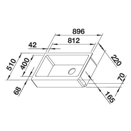 Blanco VINTERA XL 9-UF antracit