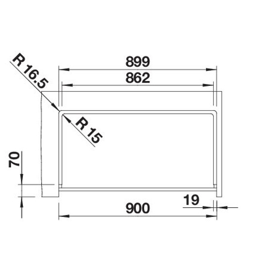 Blanco VINTERA XL 9-UF antracit