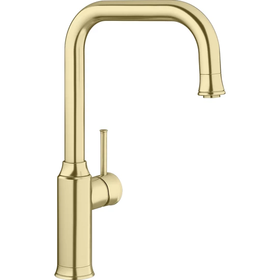 BLANCO LIVIA-S kihúzható fejes csaptelep, satin gold, HD
