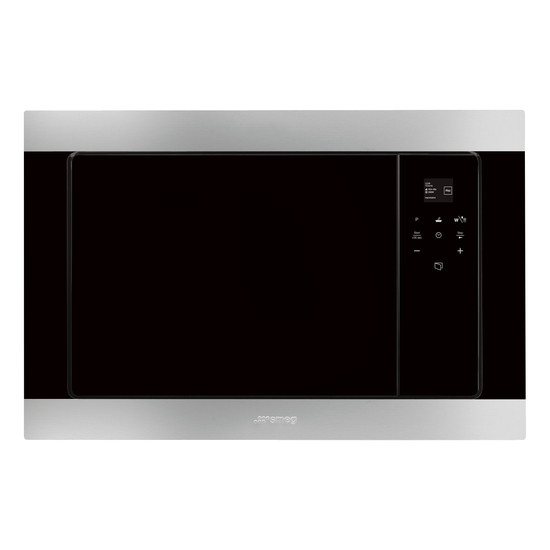 SMEG BEÉPÍTHETŐ MIKROHULLÁMÚ SÜTŐ, Classic design, 20 liter, inox