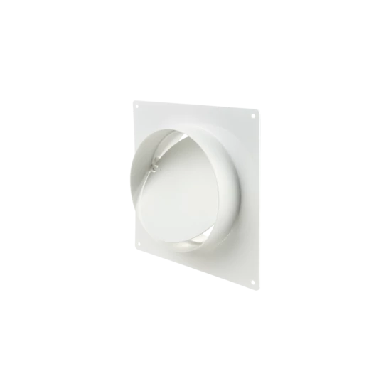 Kör légcsatorna csőkapcsoló beépítőkerettel visszacsapó szeleppel, 150 mm