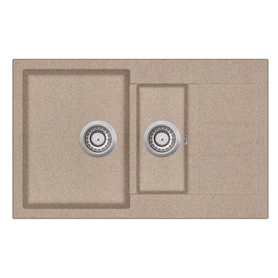 EVIDO Cubo 6S compact gránit mosogató800x500 avena