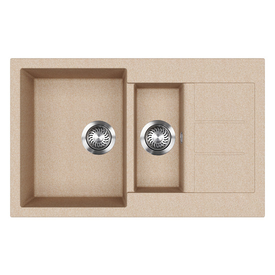 EVIDO Cubo 6S compact gránit mosogató800x500 avena EVIDO Cubo 6S compact gránit mosogató800x500 avena