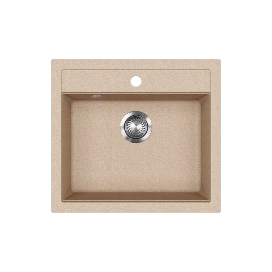 EVIDO Quadro 6 gránit mosogató, 562 x 510mm, avena