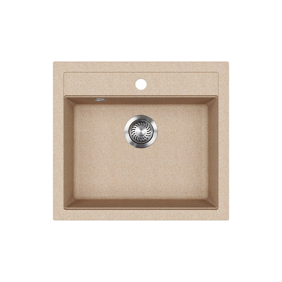 EVIDO Quadro 6 gránit mosogató, 562 x 510mm, avena