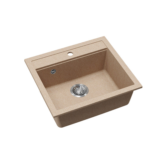 EVIDO Quadro 6 gránit mosogató, 562 x 510mm, avena EVIDO Quadro 6 gránit mosogató, 562 x 510mm, avena