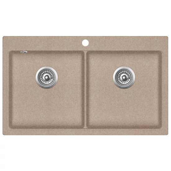 EVIDO Quadro 9 gránit mosogató, 860 x 510mm, avena