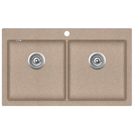 EVIDO Quadro 9 gránit mosogató, 860 x 510mm, avena