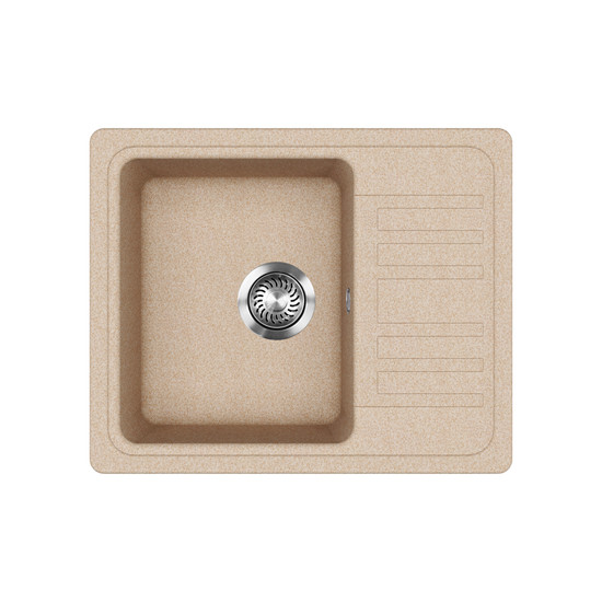 EVIDO Home 45S compact gránit mosogató,575 x 460 mm, avena