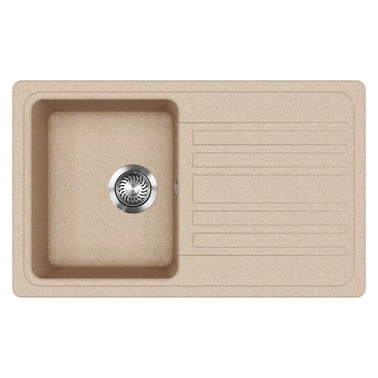 EVIDO Home 45S gránit mosogató, 765 x 460mm, avena