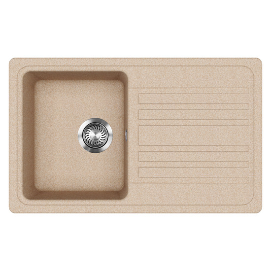 EVIDO Home 45S gránit mosogató, 765 x 460mm, avena