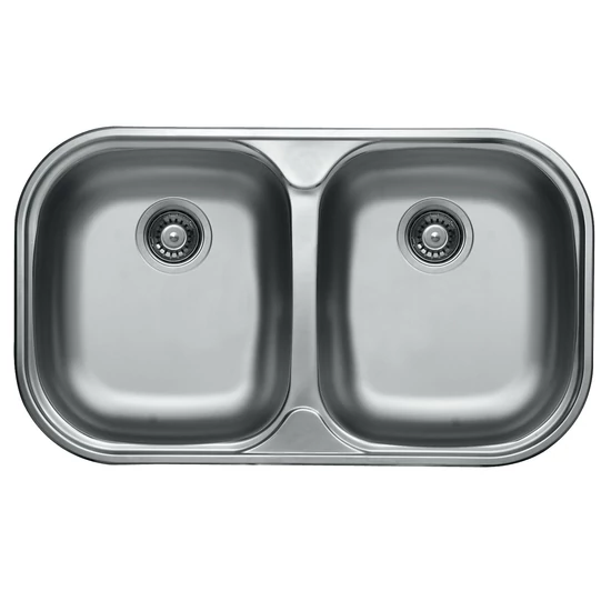 LIVINOX BIANCA 193 fényezett rozsdamentes acél mosogató, 830 x 480 mm