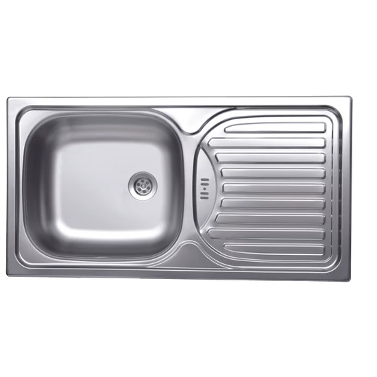 EVIDO FLEX natúr rozsdamentes acél mosogató, 780 x 435 mm