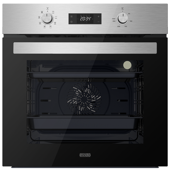 EVIDO LEVEL 60X beépíthető sütő, multifunkciós, 60 cm, inox/fekete üveg EVIDO LEVEL 60X beépíthető sütő, multifunkciós, 60 cm, inox/fekete üveg