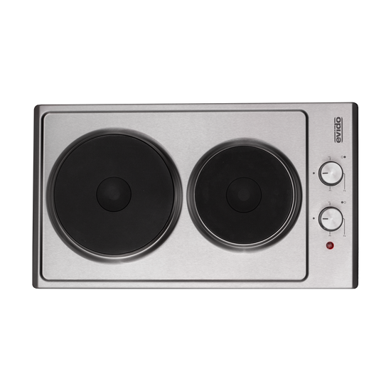 EVIDO DOMINO-E 32X elektromos főzőlap 30cm inox