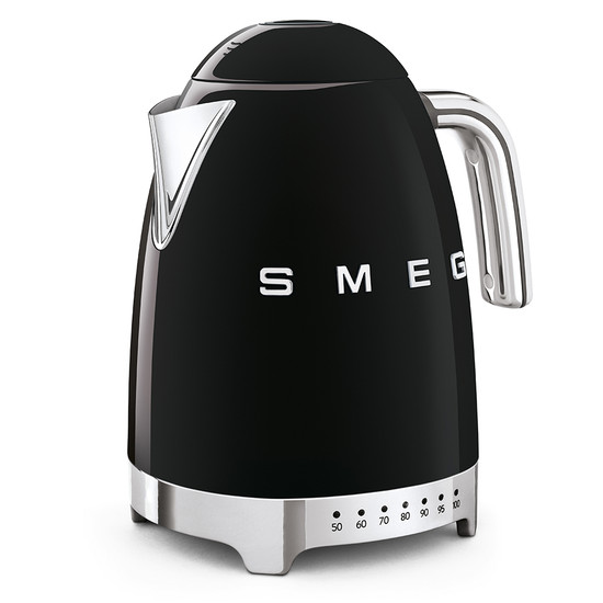 SMEG VÍZFORRALÓ, retro, állítható hőmérséklet, fekete SMEG VÍZFORRALÓ, retro, állítható hőmérséklet, fekete
