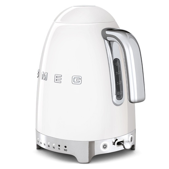 SMEG VÍZFORRALÓ, retro, állítható hőmérséklet, fehér SMEG VÍZFORRALÓ, retro, állítható hőmérséklet, fehér