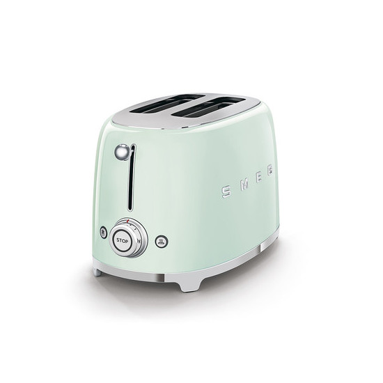 SMEG KENYÉRPIRÍTÓ, retro, 2 szeletes, világoszöld SMEG KENYÉRPIRÍTÓ, retro, 2 szeletes, világoszöld
