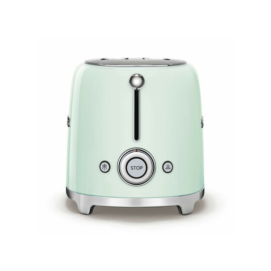 SMEG KENYÉRPIRÍTÓ, retro, 2 szeletes, világoszöld
