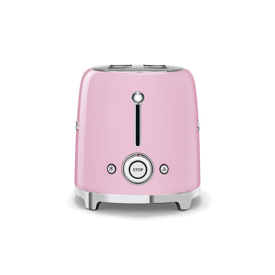 SMEG KENYÉRPIRÍTÓ, retro, 2 szeletes, rózsaszín