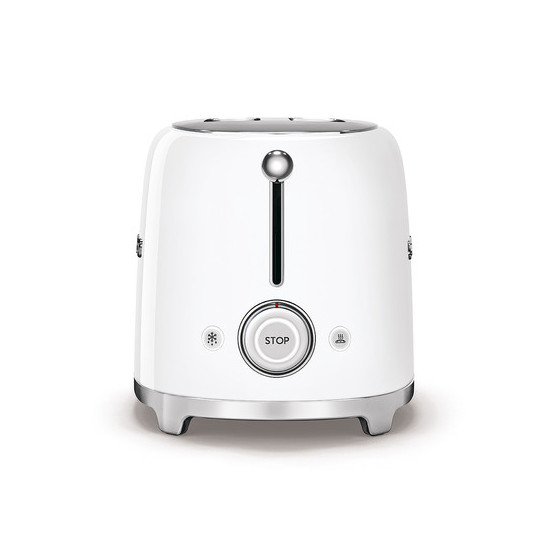 SMEG KENYÉRPIRÍTÓ, retro, 2 szeletes, fehér