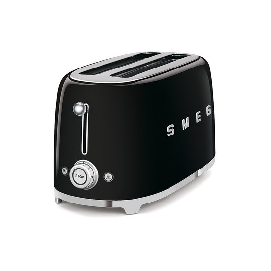 SMEG KENYÉRPIRÍTÓ, retro, 4 szeletes, fekete SMEG KENYÉRPIRÍTÓ, retro, 4 szeletes, fekete