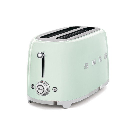 SMEG KENYÉRPIRÍTÓ, retro, 4 szeletes, világoszöld SMEG KENYÉRPIRÍTÓ, retro, 4 szeletes, világoszöld