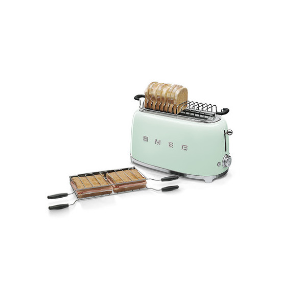 SMEG KENYÉRPIRÍTÓ, retro, 4 szeletes, világoszöld SMEG KENYÉRPIRÍTÓ, retro, 4 szeletes, világoszöld