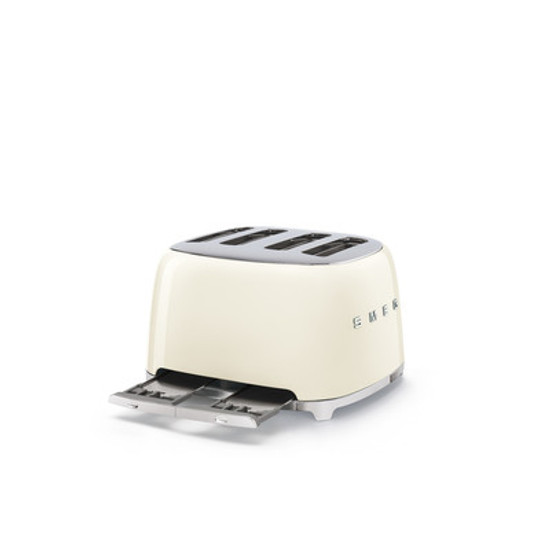 SMEG KENYÉRPIRÍTÓ, retro, 2x2 szeletes, bézs