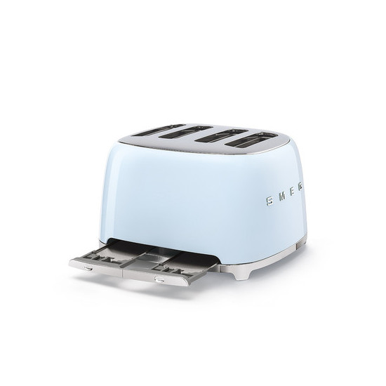 SMEG KENYÉRPIRÍTÓ, retro, 2x2 szeletes, világoskék