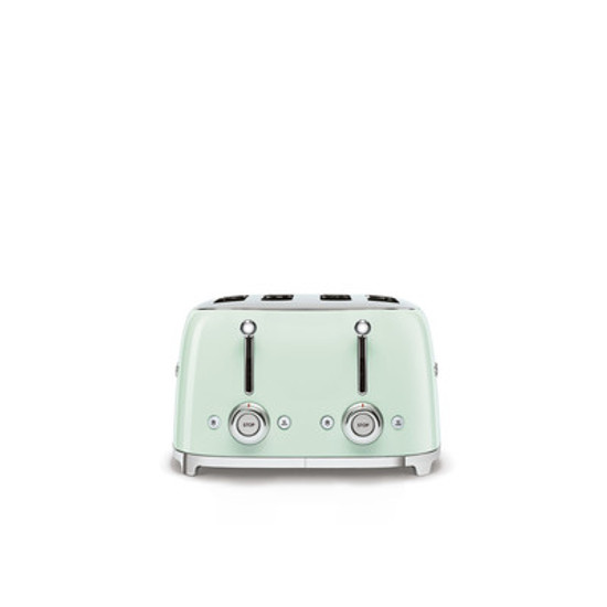 SMEG KENYÉRPIRÍTÓ, retro, 2x2 szeletes, világoszöld
