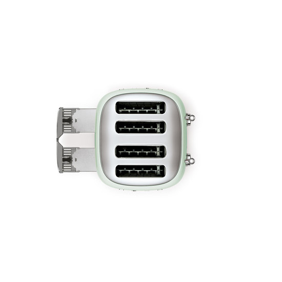 SMEG KENYÉRPIRÍTÓ, retro, 2x2 szeletes, világoszöld