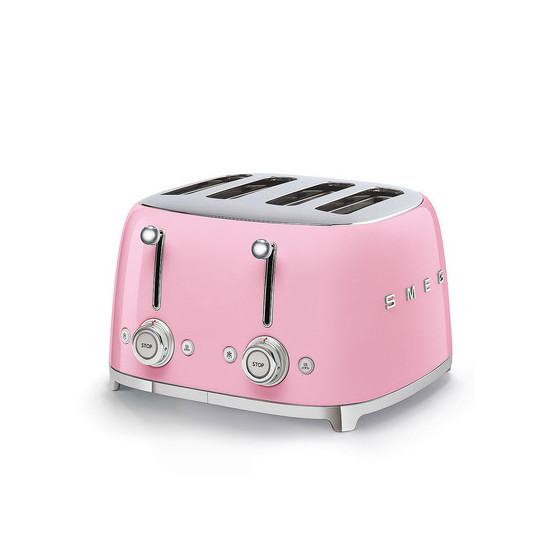 SMEG KENYÉRPIRÍTÓ, retro, 2x2 szeletes, rózsaszín SMEG KENYÉRPIRÍTÓ, retro, 2x2 szeletes, rózsaszín