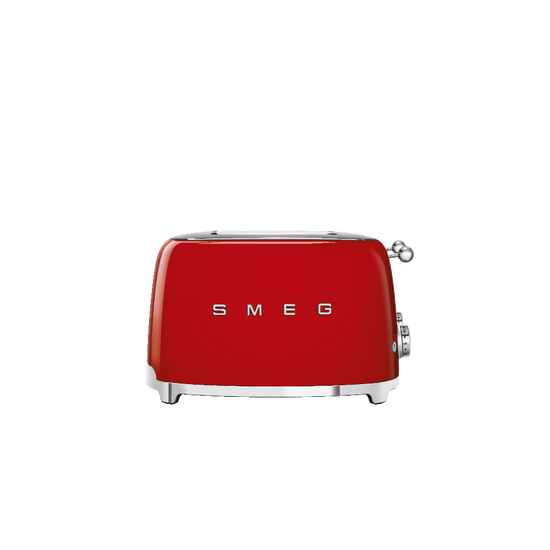 SMEG KENYÉRPIRÍTÓ, retro, 2x2 szeletes, piros